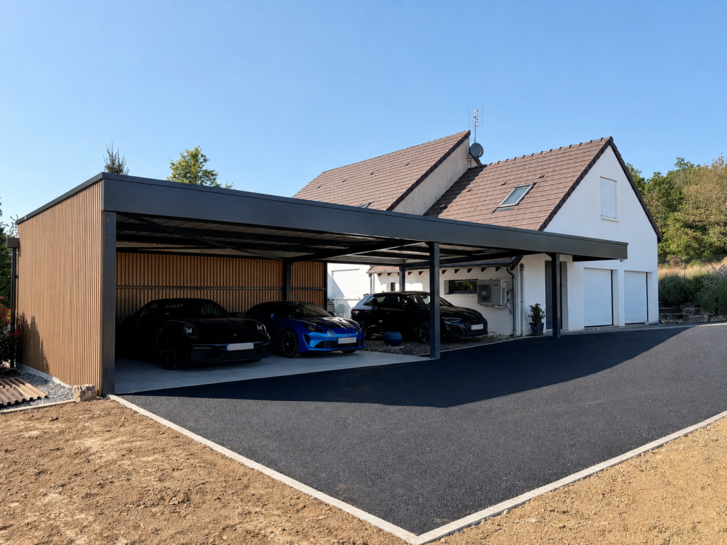 Concept Villa Metal - carport moderne